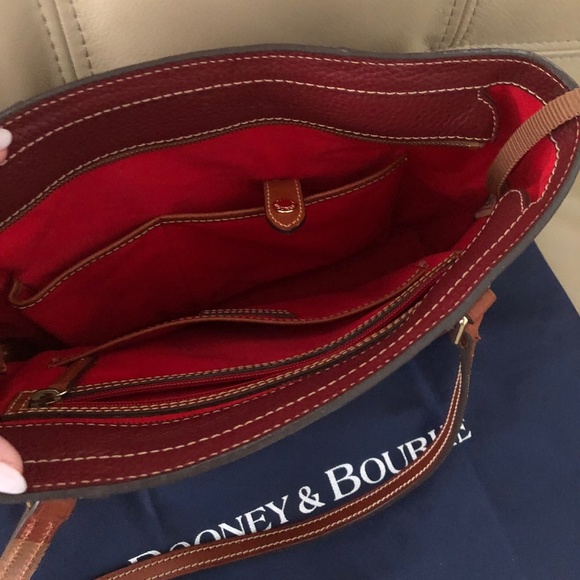 Dooney & Burke shopper tote bag - red wine - Picture 7 of 7